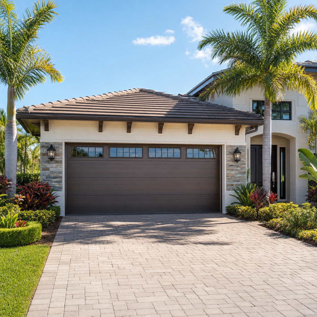 Illustration for garage door installation in Parkland