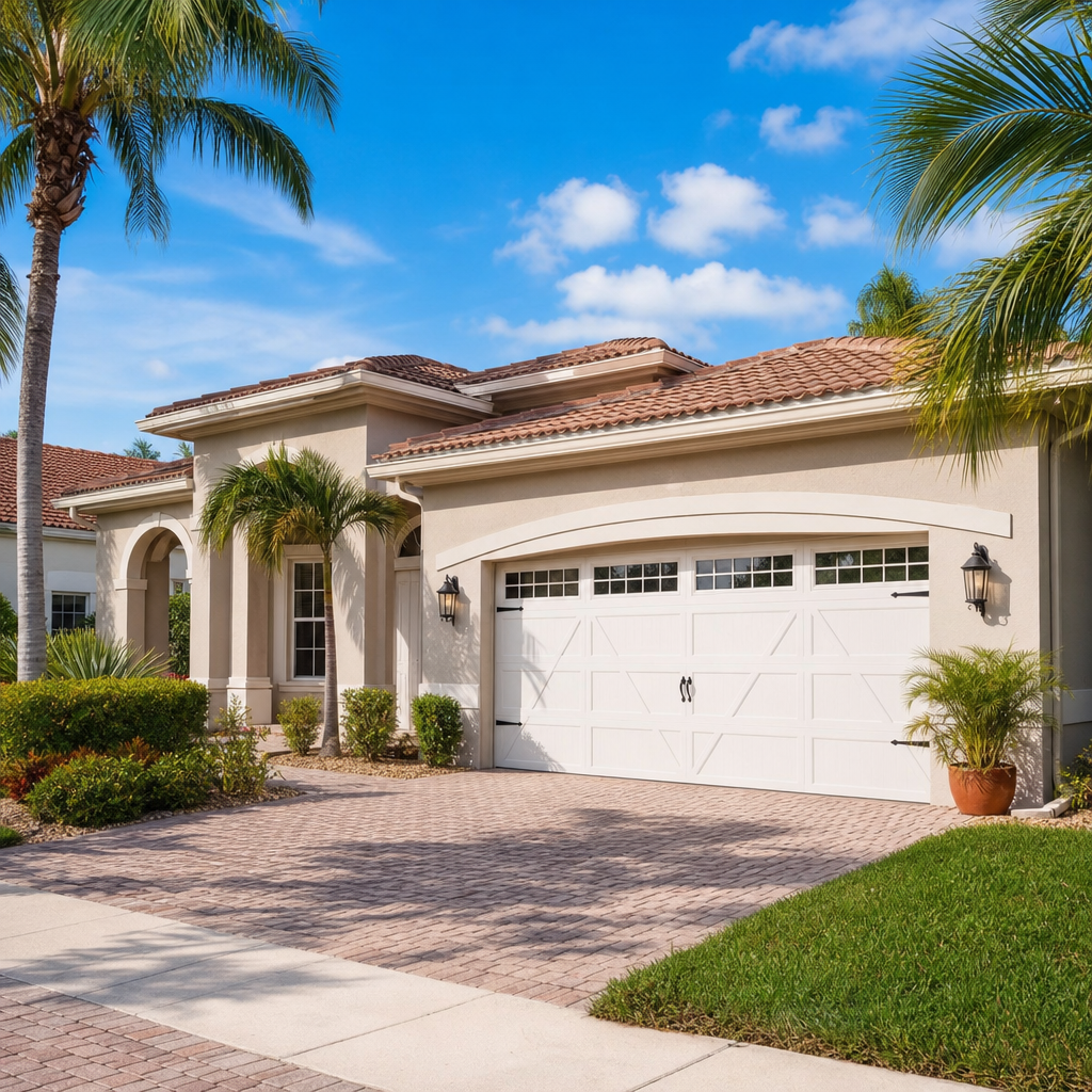 Illustration for garage door installation in Pembroke Pines