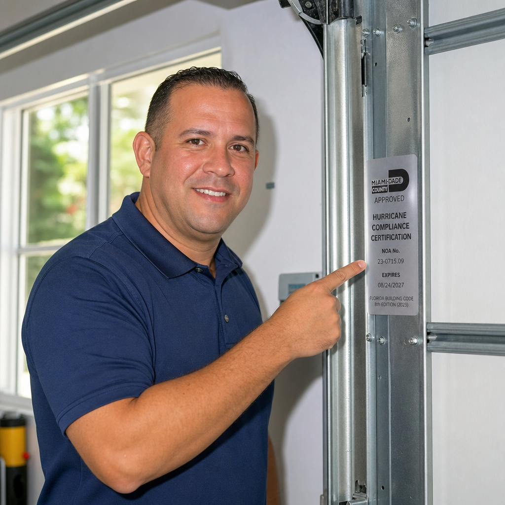 Illustration for garage door repair in Cutler Bay