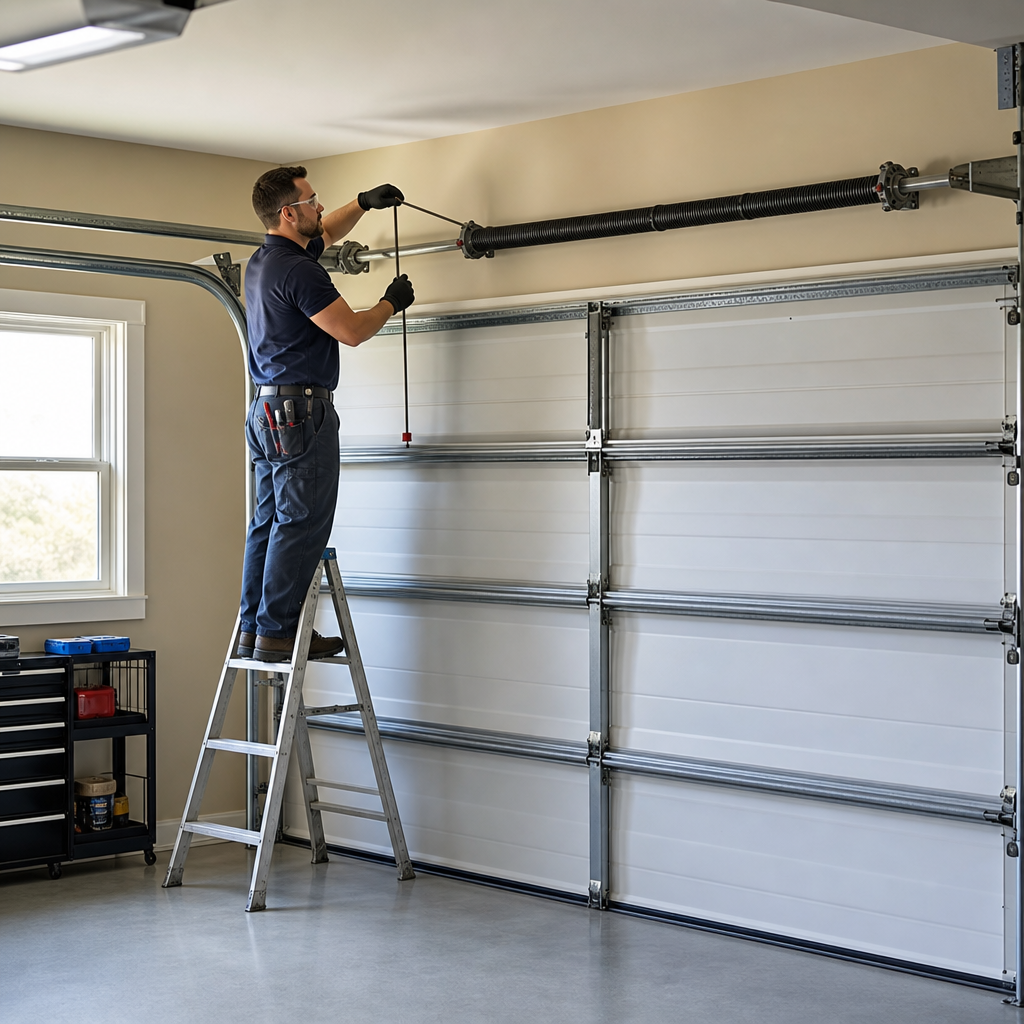 Illustration for garage door repair in Country Club
