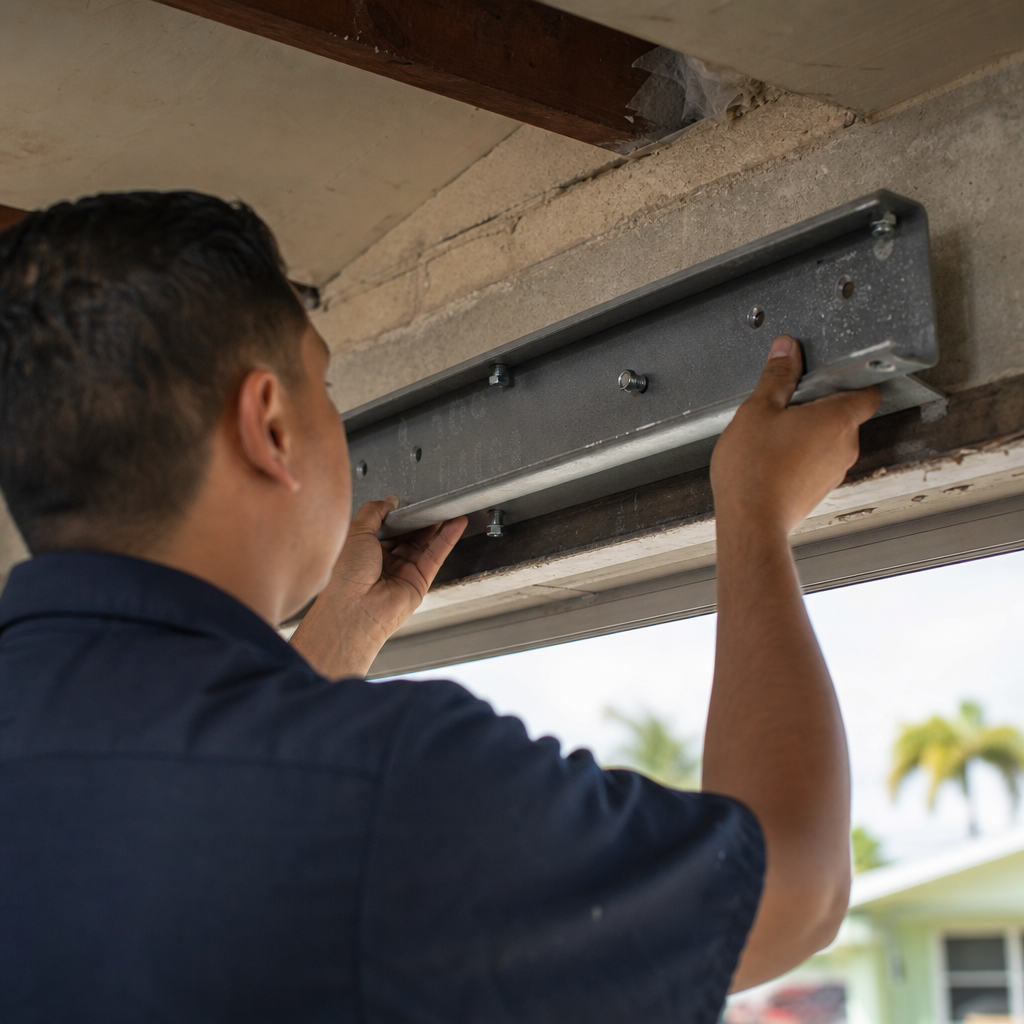 Illustration for garage door installation in Lauderdale Lakes