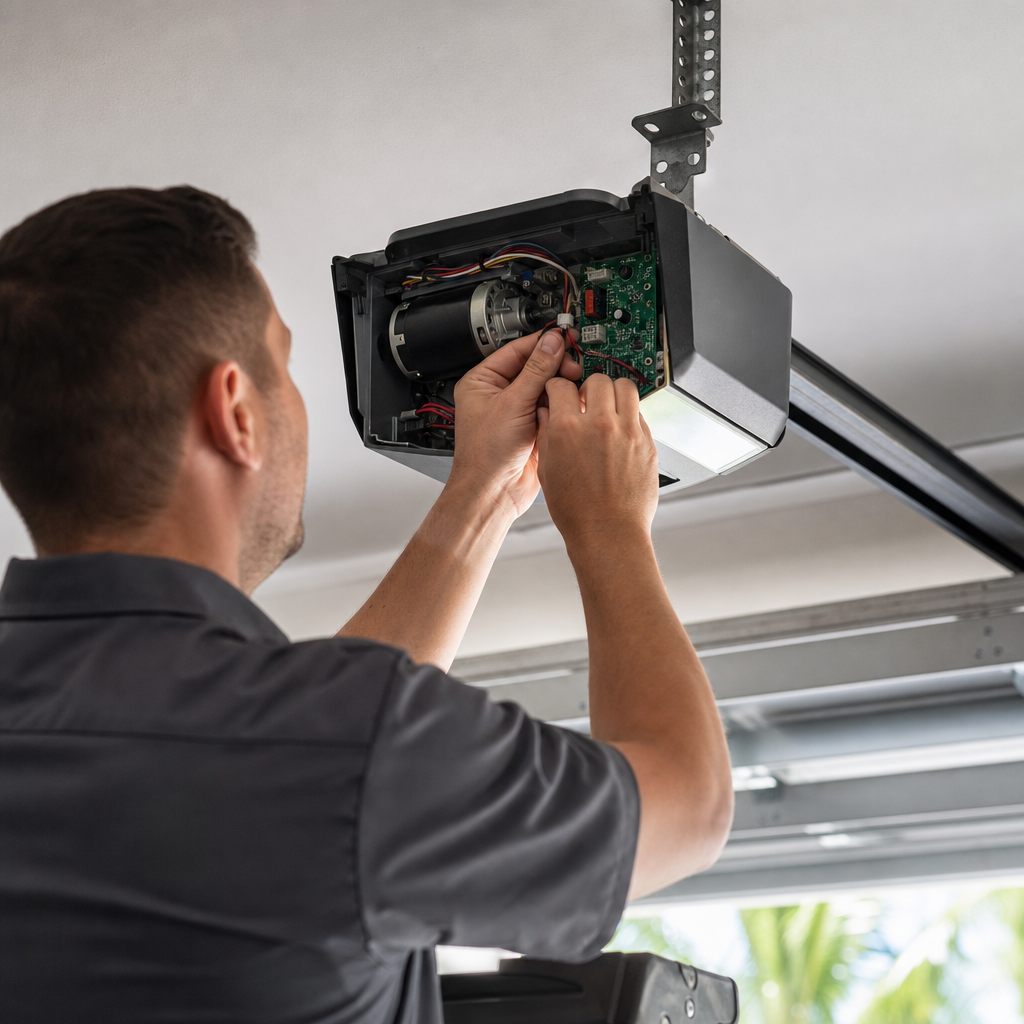 Illustration for garage door repair in Glenvar Heights