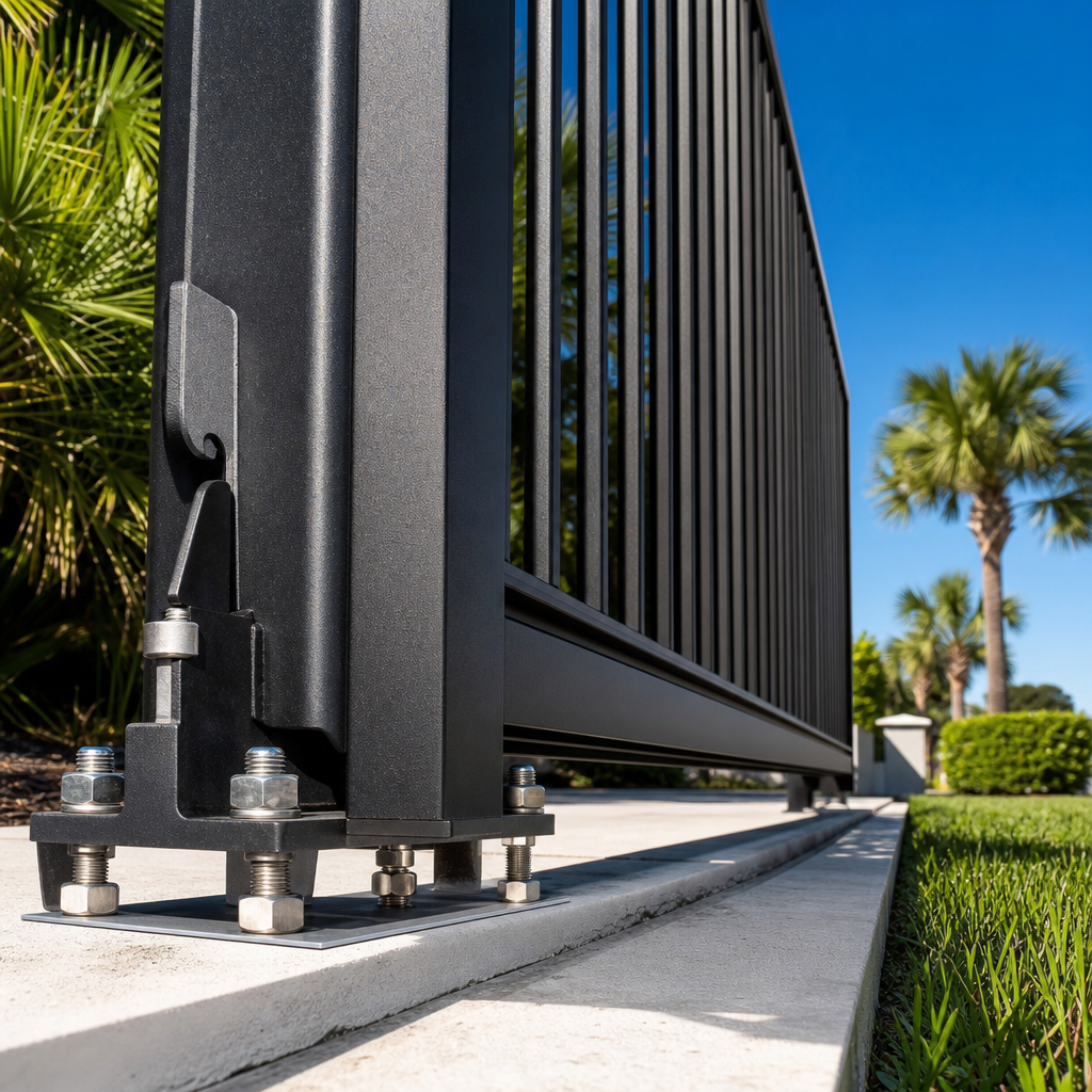 Illustration for gate installation in Titusville