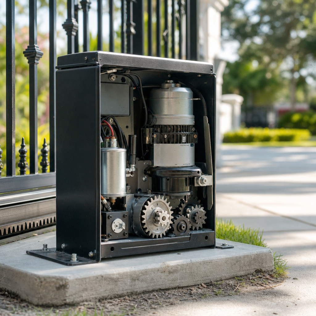 Illustration for gate motor opener repair in Orlando
