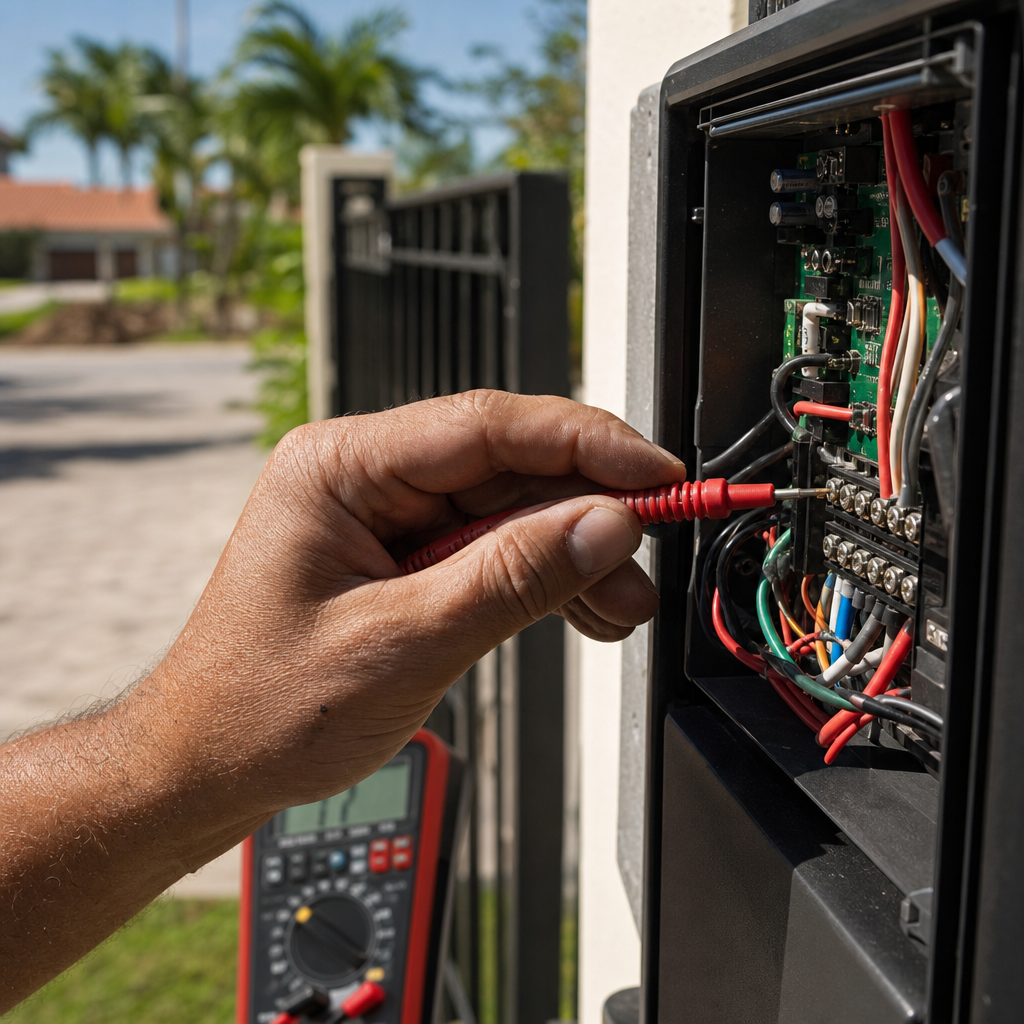 Illustration for gate repair in Citrus Ridge
