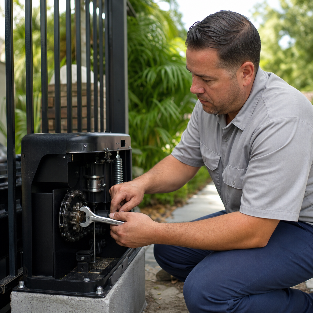 Illustration for gate repair in DeLand