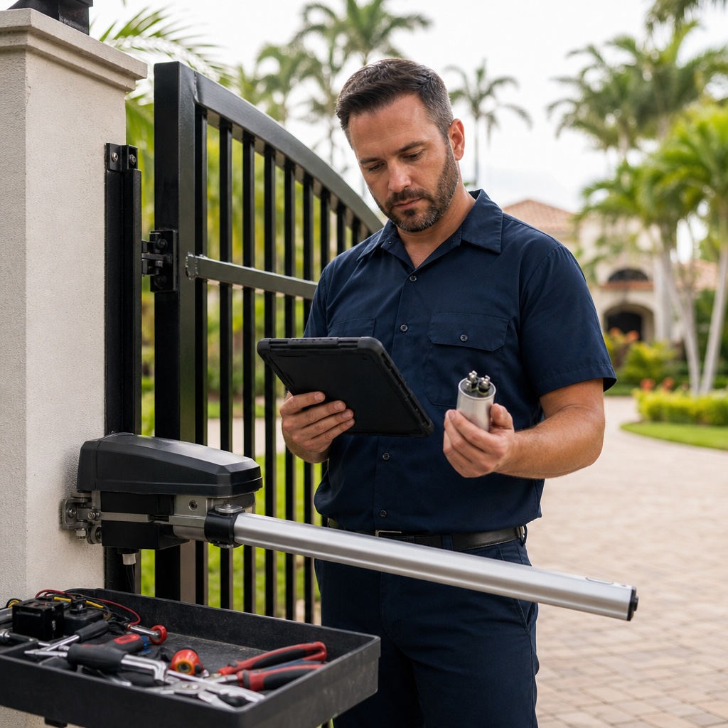 Illustration for gate motor repair in Altamonte Springs