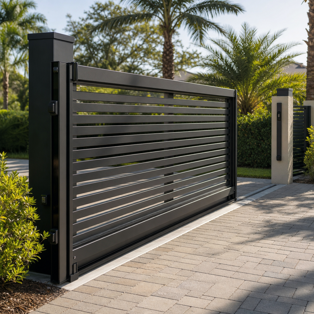 Illustration for gate installation in Jan Phyl Village