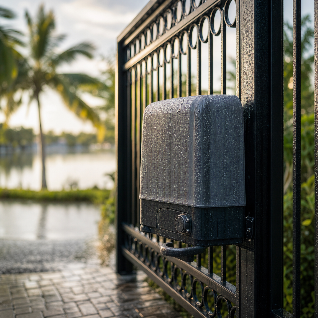 Illustration for gate repair in Belle Isle