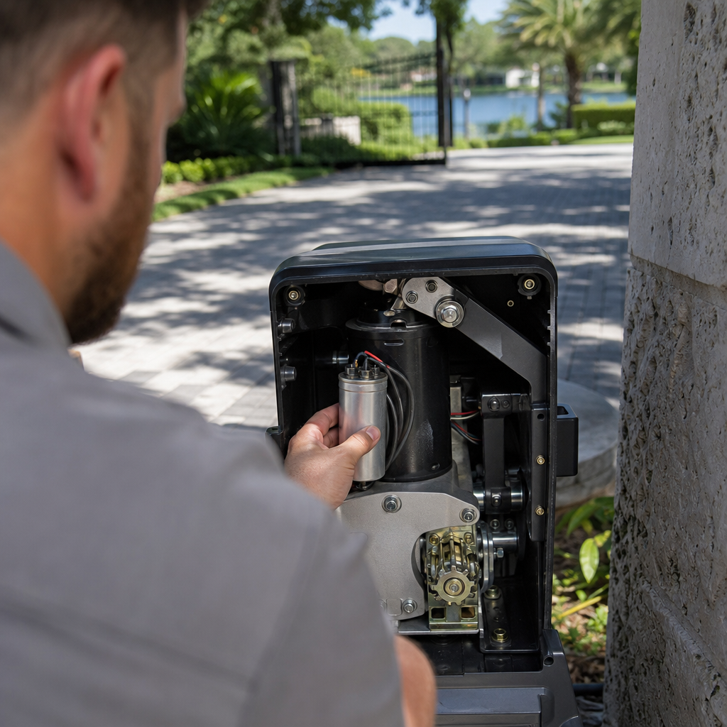 Illustration for gate motor opener repair in Belle Isle