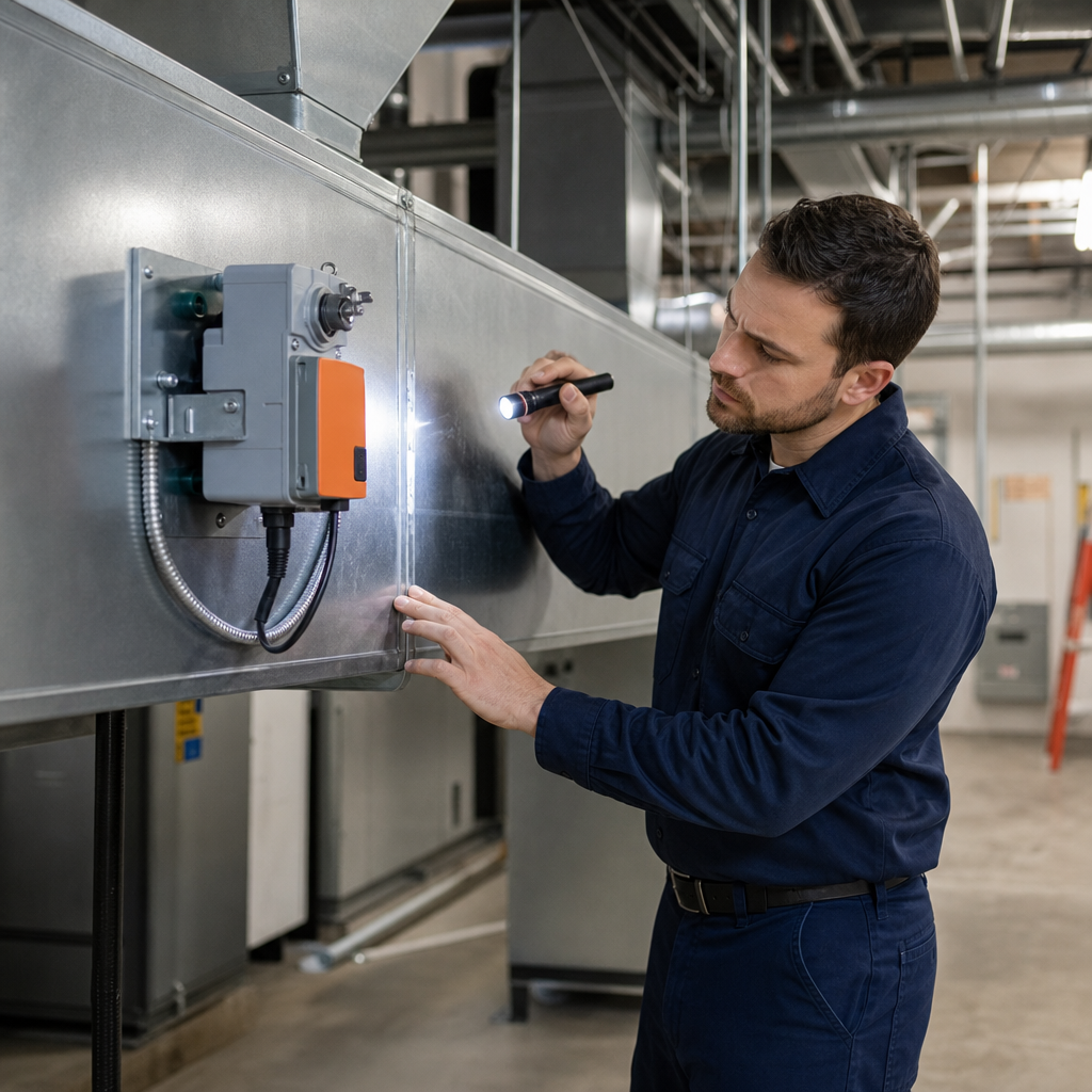 Illustration for commercial air duct cleaning in Chatsworth