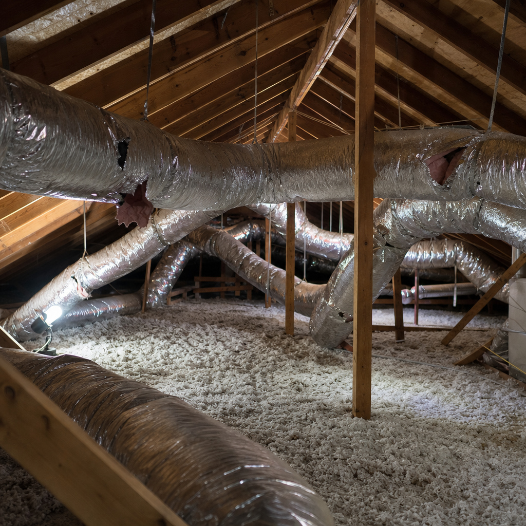 Illustration for duct repair and sealing in West Hills