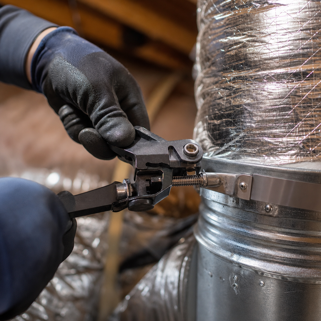 Illustration for duct repair and sealing in Topanga