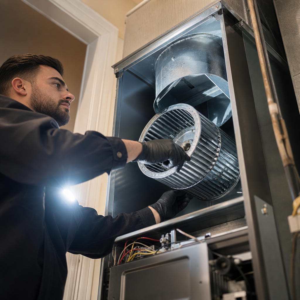 Illustration for furnace duct cleaning in Woodland Hills