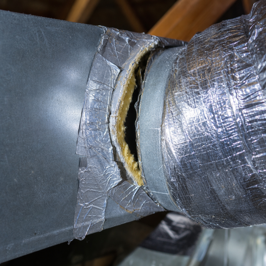 Illustration for duct repair and sealing in Encino