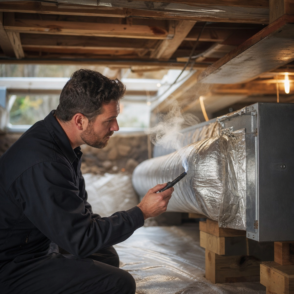 Illustration for duct sealing in Topanga