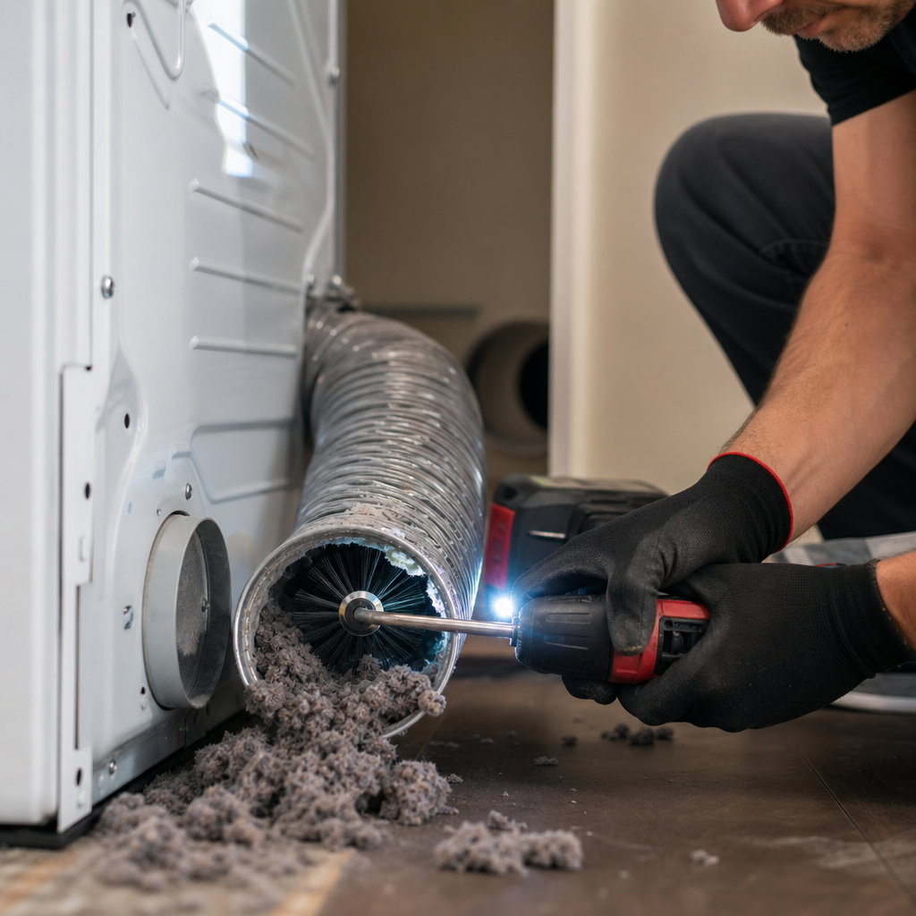 Illustration for dryer vent cleaning cost woodland hills