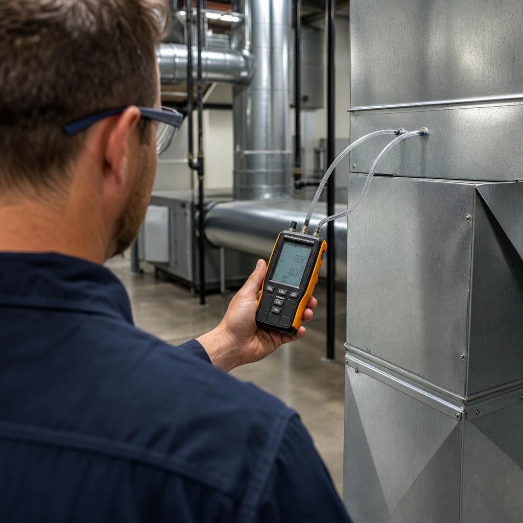 Illustration for commercial air duct cleaning in Topanga