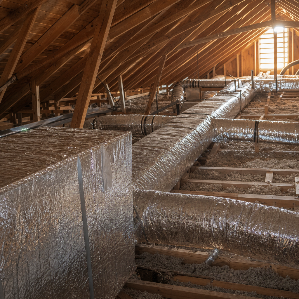 Illustration for duct sealing in Woodland Hills