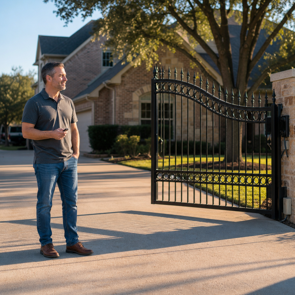 Illustration for gate repair in Grand Prairie