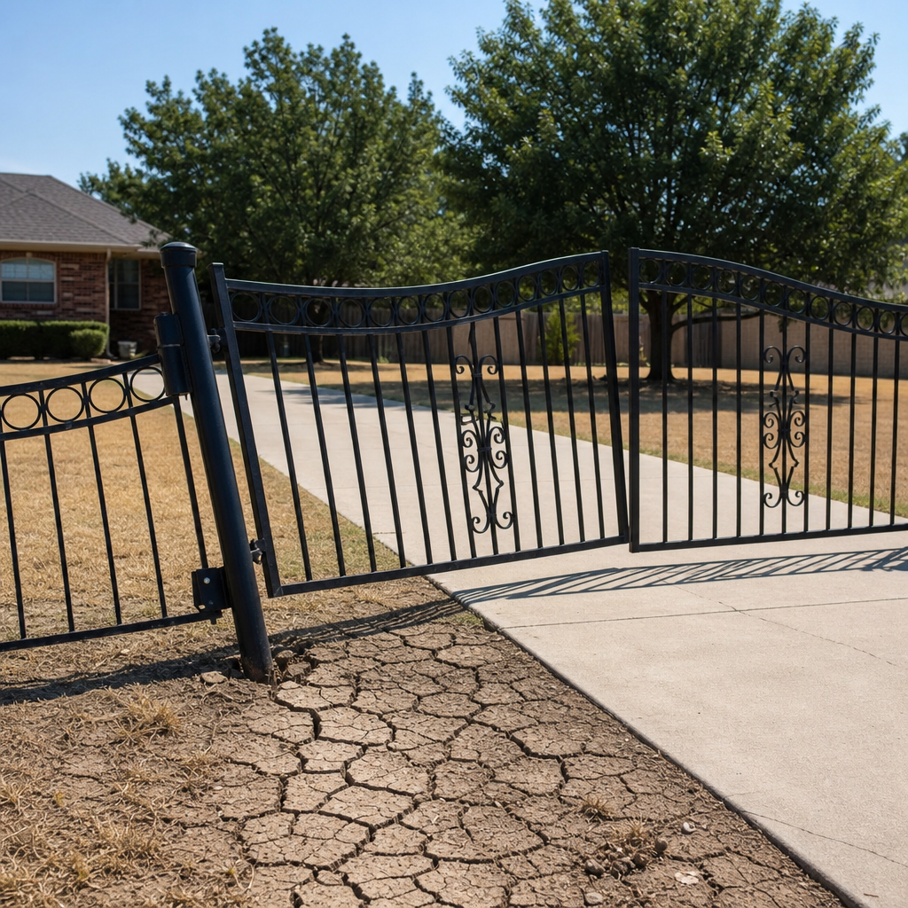 Illustration for gate repair in Mesquite