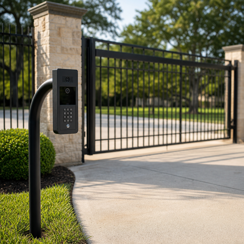 Illustration for gate installation in Grand Prairie