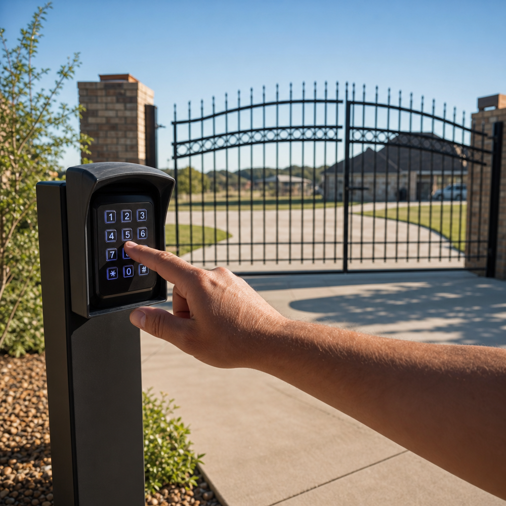 Illustration for gate repair in Glenn Heights