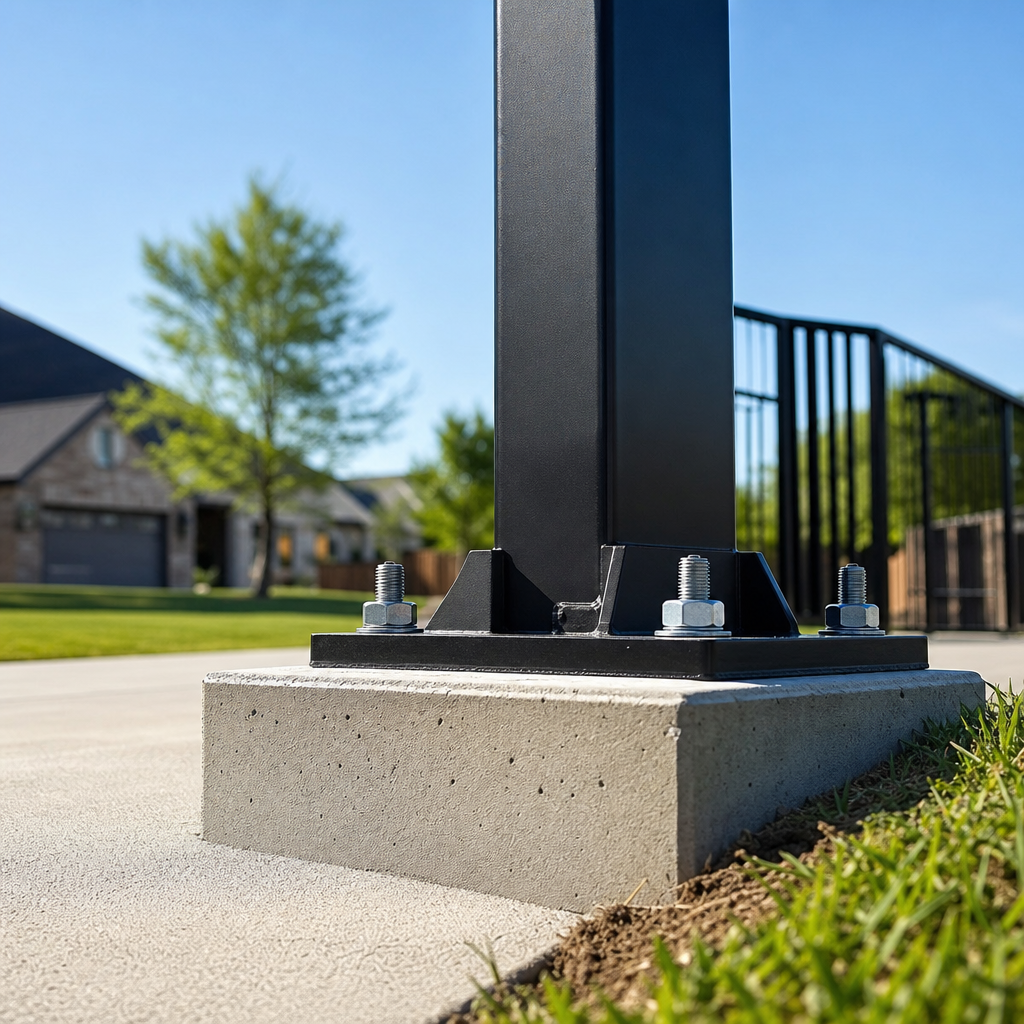 Illustration for gate installation in Mansfield