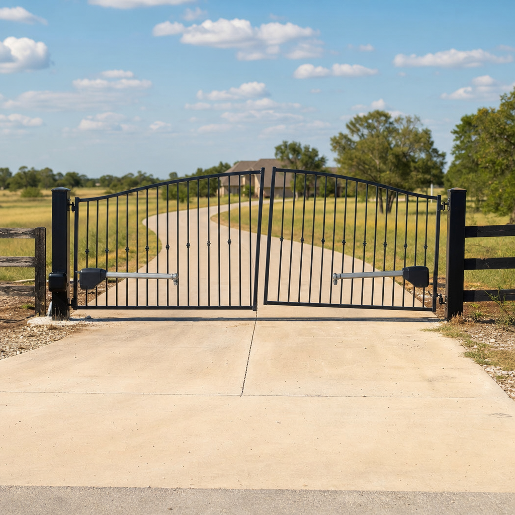 Illustration for gate repair in Forney