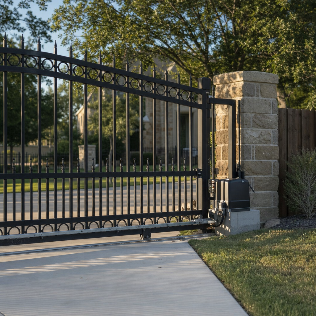 Illustration for gate repair in Rockwall
