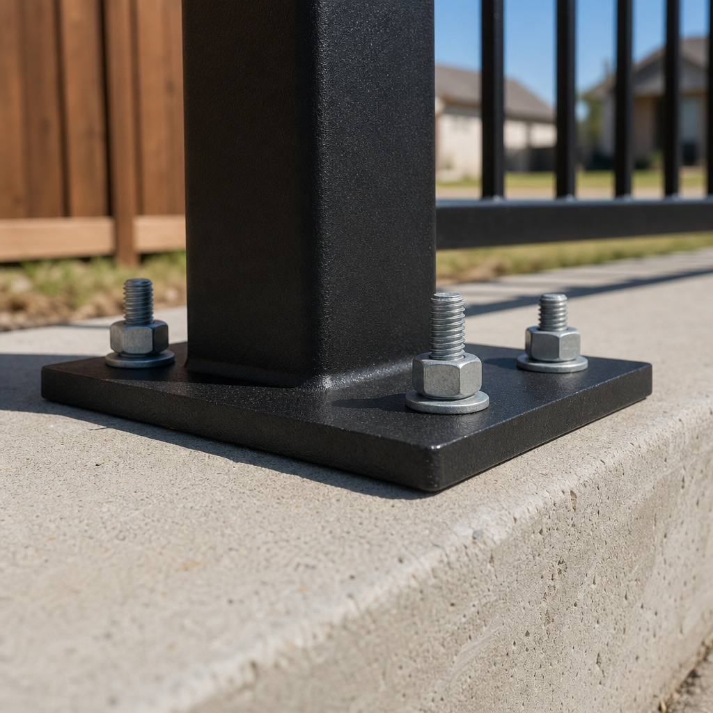 Illustration for gate installation in North Richland Hills