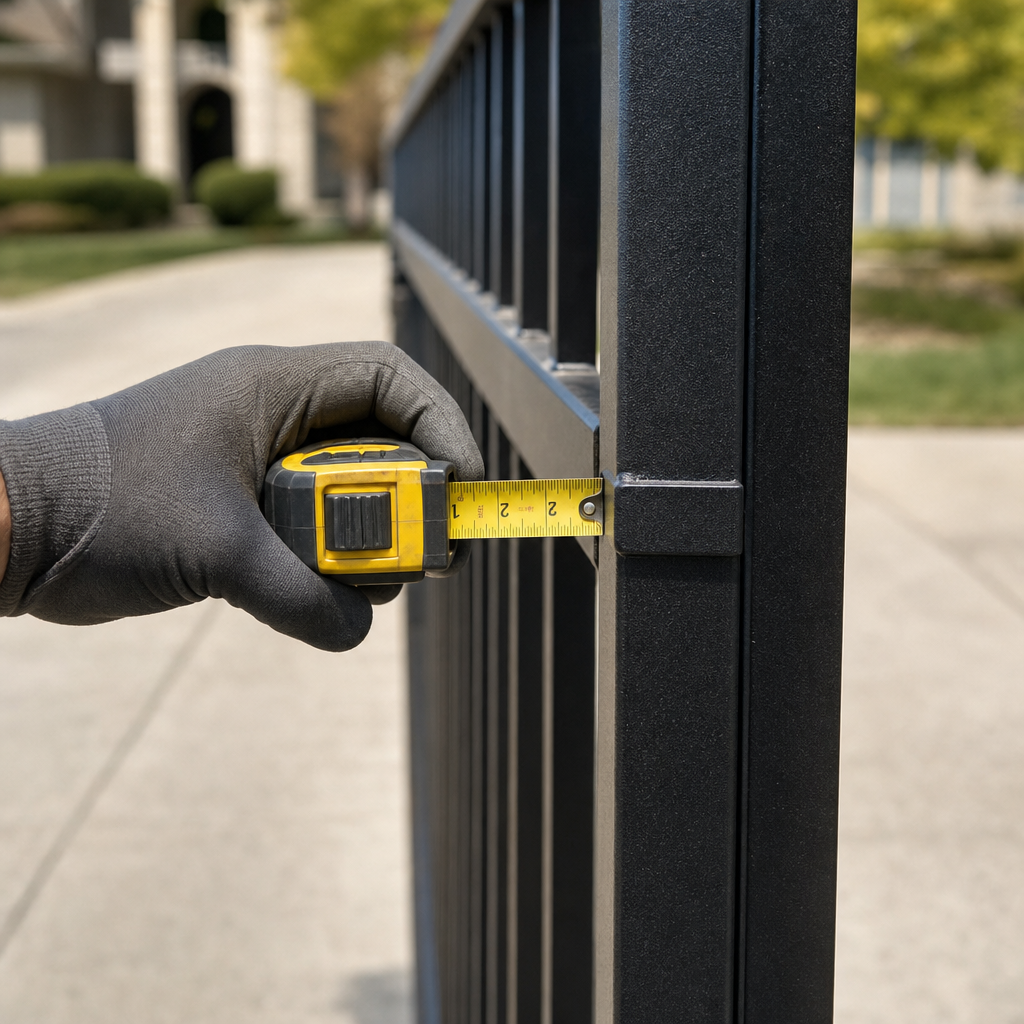 Illustration for gate installation in Watauga