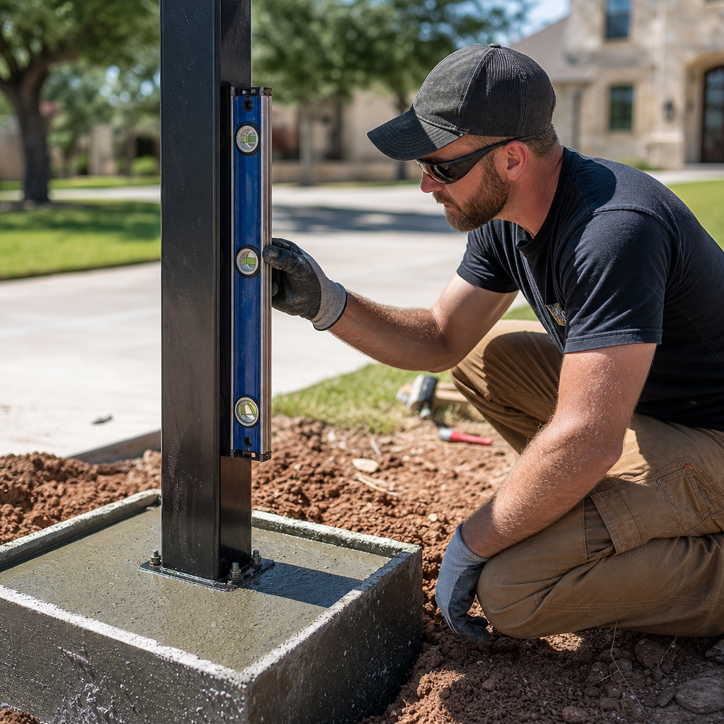 Illustration for gate installation in Keller