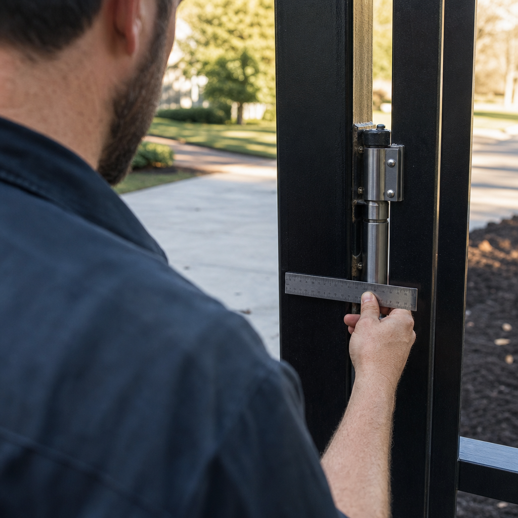 Illustration for gate installation in Lancaster