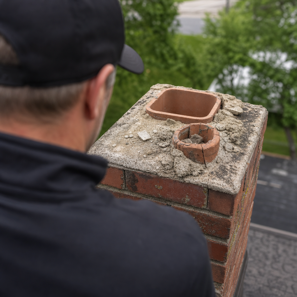 Illustration for chimney inspection and cleaning cost