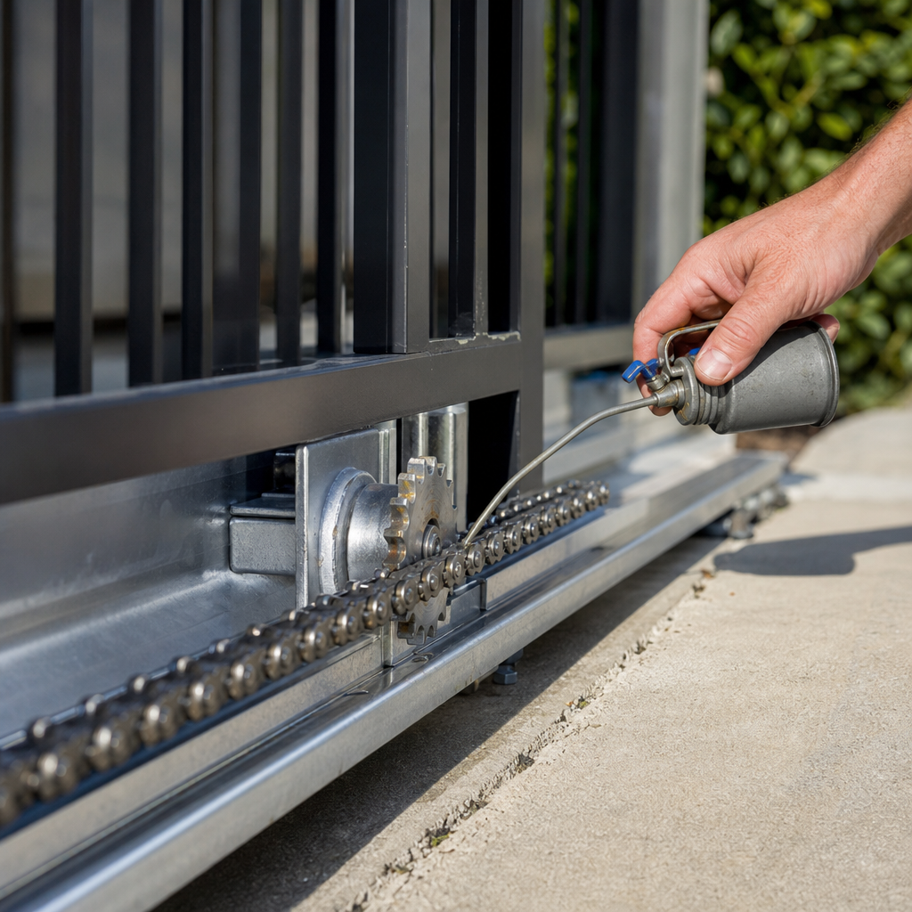 Illustration for gate repair in Hawthorne