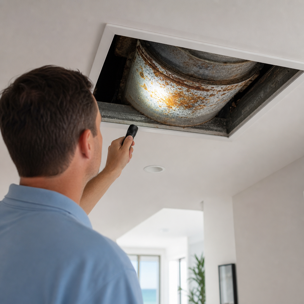 Illustration for air duct cleaning in Lauderdale-by-the-Sea