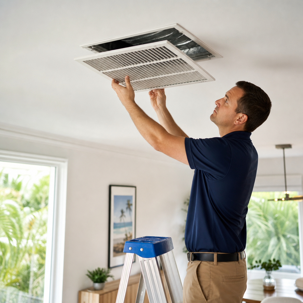 Illustration for air duct cleaning in Fort Lauderdale