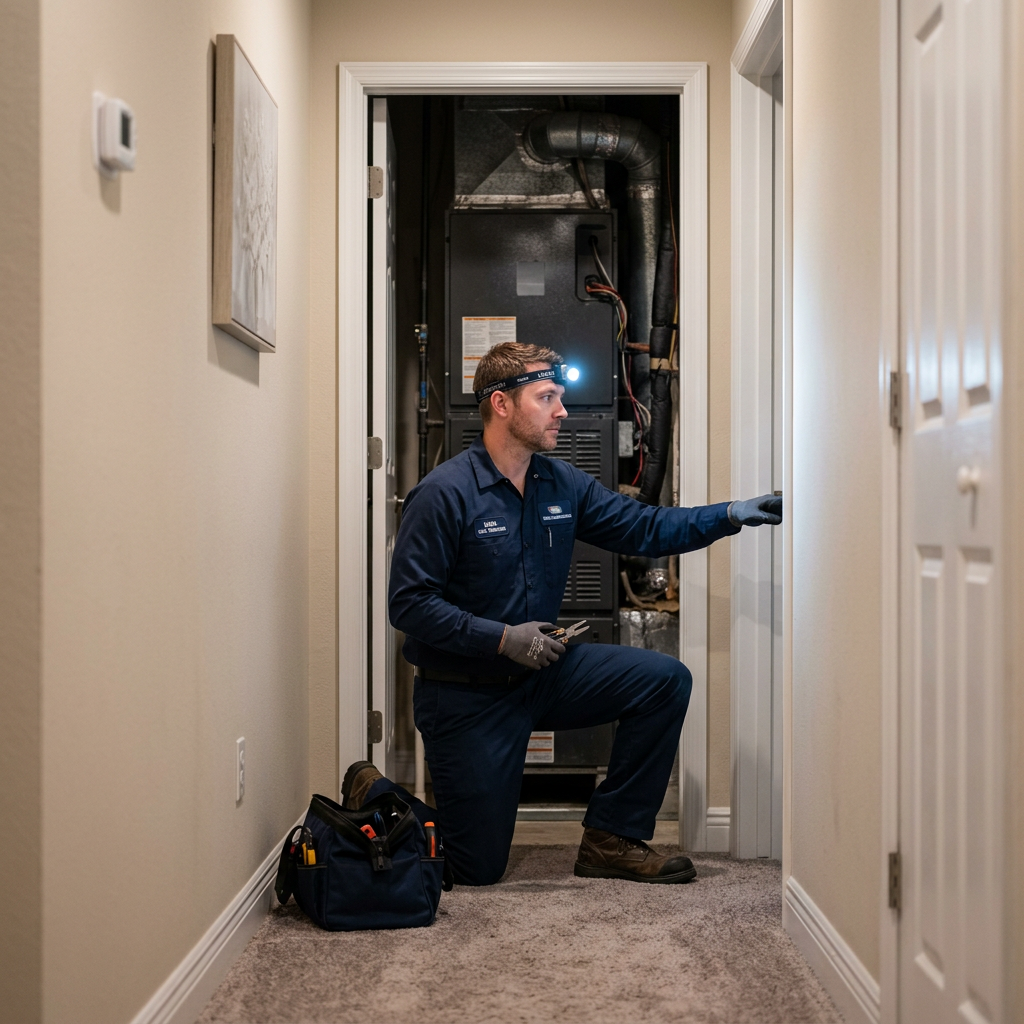Illustration for air duct cleaning in Lakeland