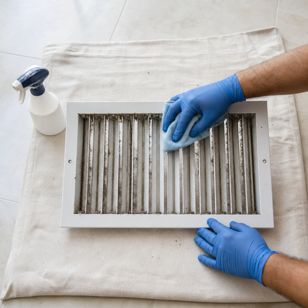 Illustration for air duct cleaning in Aventura