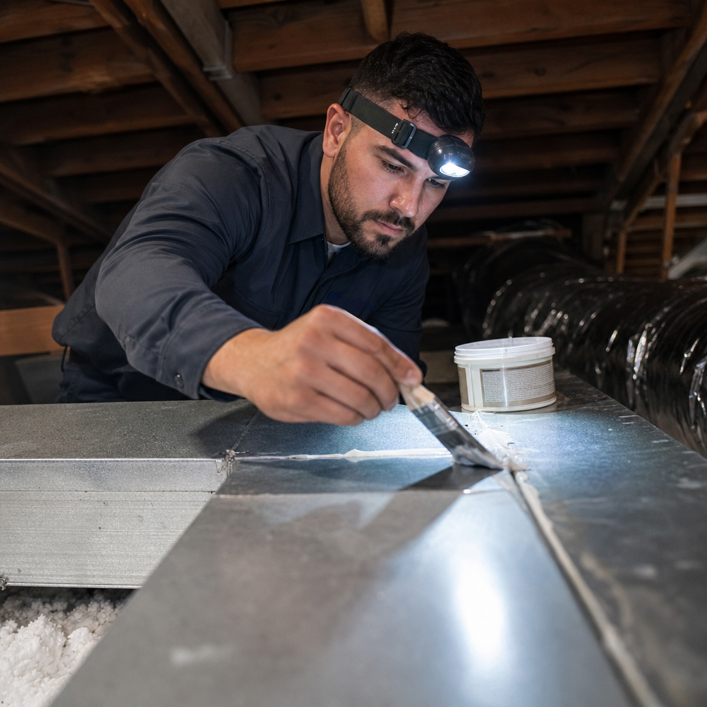Illustration for air duct cleaning in Miami