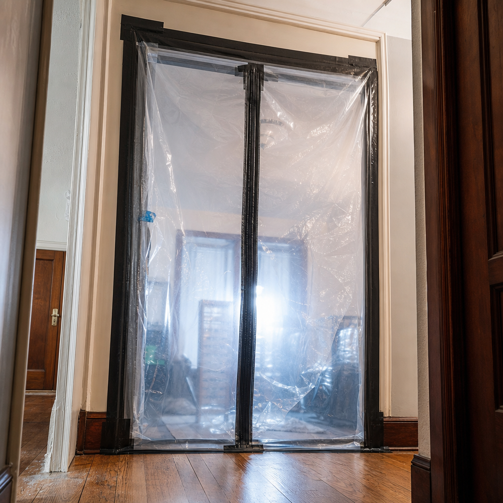 Illustration for emergency water damage restoration in Astoria