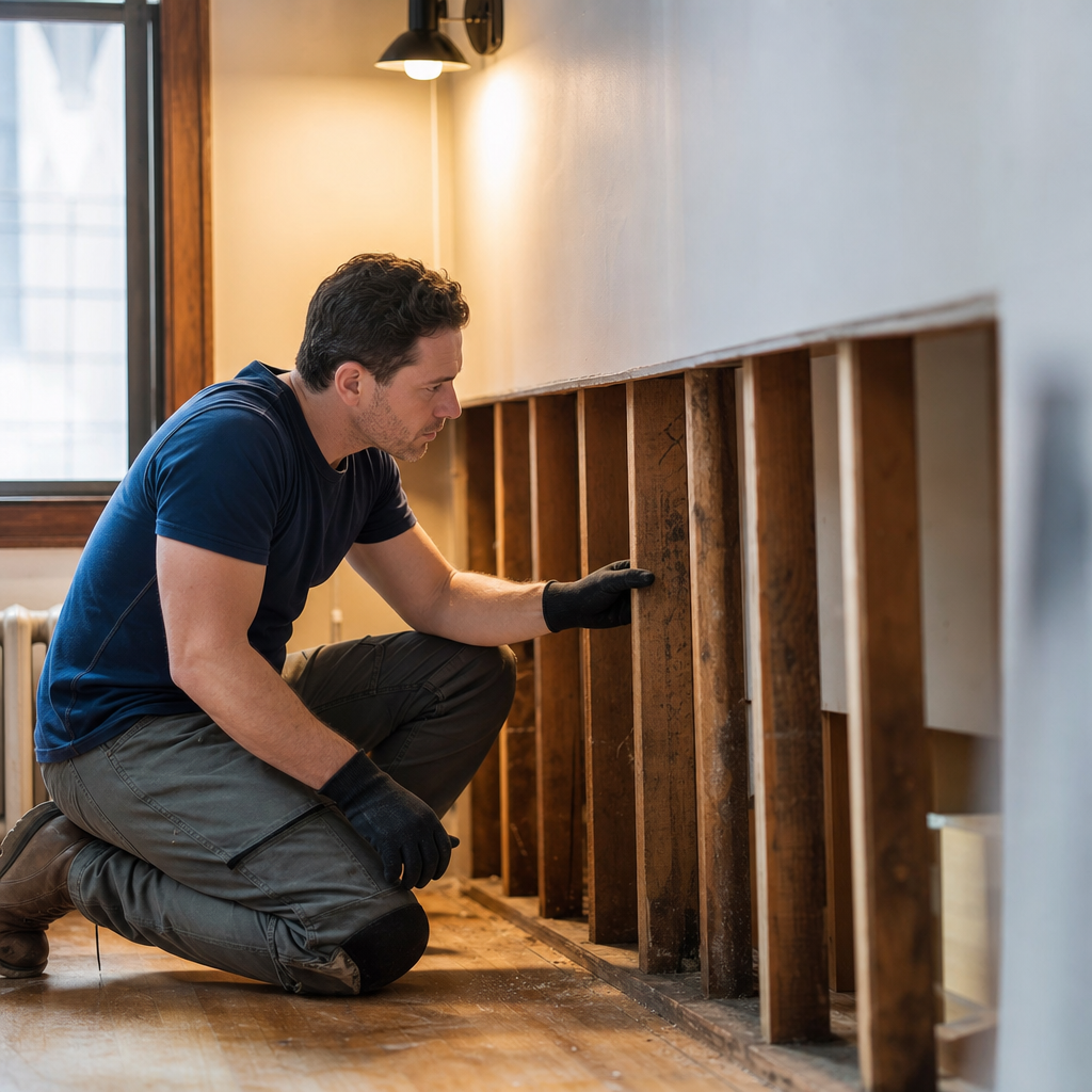 Illustration for water damage restoration in Jersey City