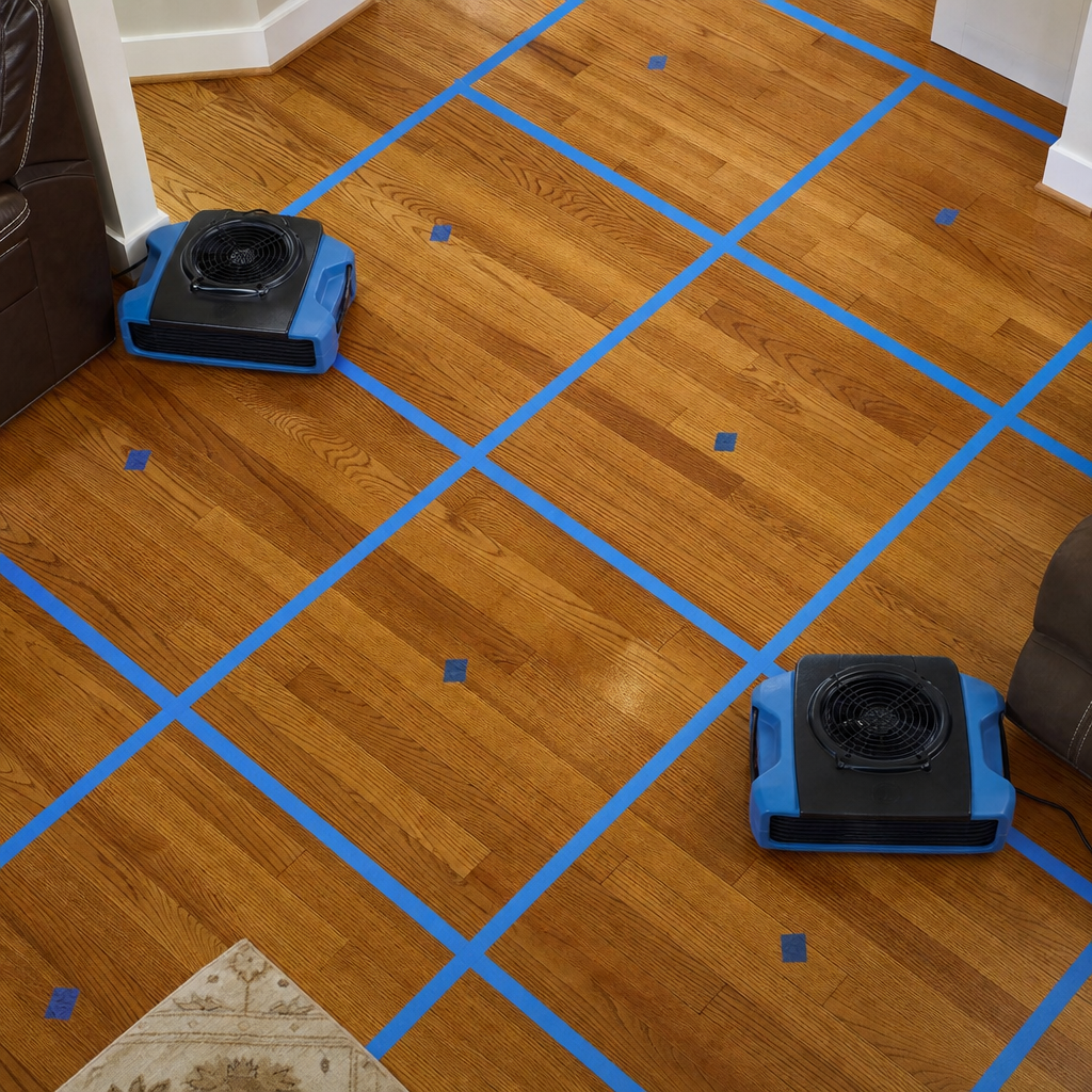 Illustration for emergency water damage restoration in Northeast Yonkers