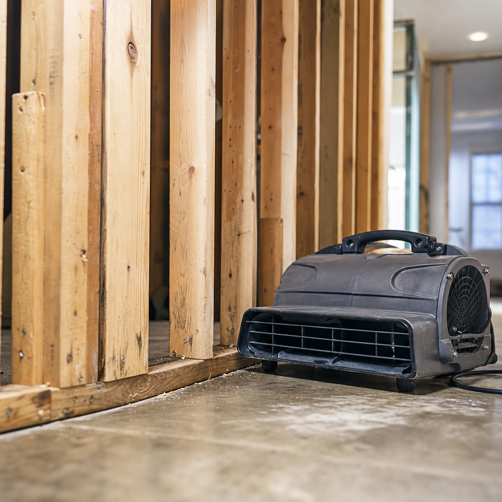 Illustration for water damage restoration in Saddle Brook