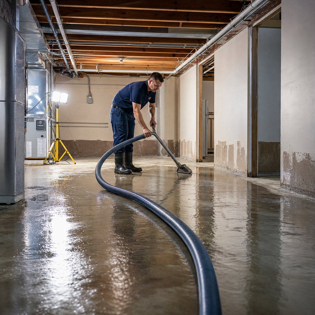 Illustration for water damage restoration in Rockleigh