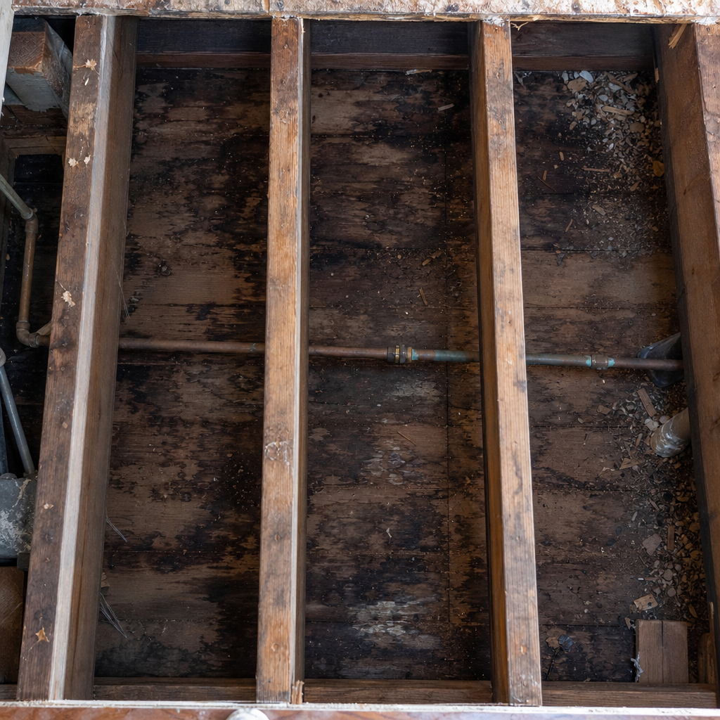 Illustration for ceiling water damage repair in Lodi