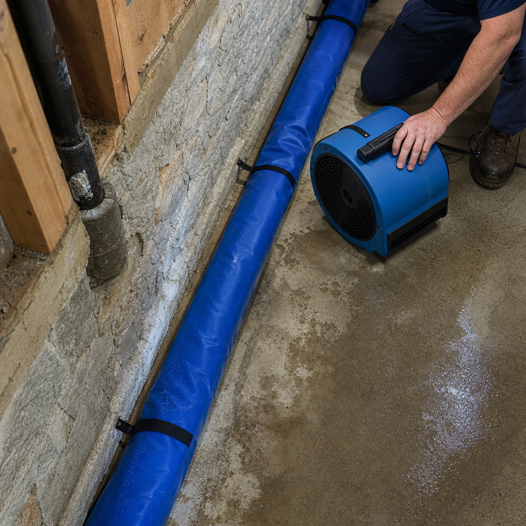 Illustration for emergency water damage restoration in Garfield