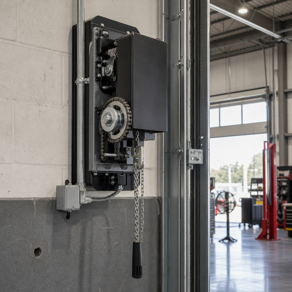 Illustration for commercial garage door repair in Kings Point