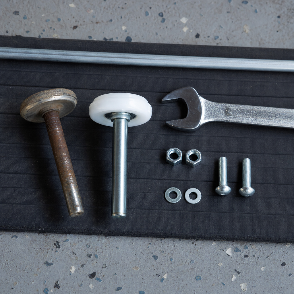 Illustration for garage door roller replacement in Villages of Oriole